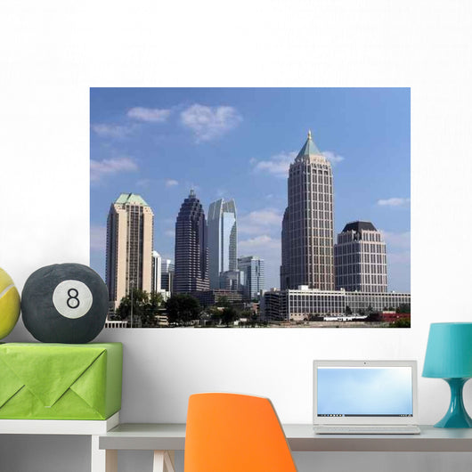 Midtown Atlanta Skyline Wall Decal