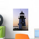 Nantucket Brant Point Lighthouse At Sunrise Wall Mural