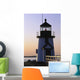 Nantucket Brant Point Lighthouse At Sunrise Wall Mural