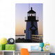 Nantucket Brant Point Lighthouse At Sunrise Wall Mural