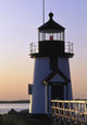 Nantucket Brant Point Lighthouse At Sunrise Wall Mural