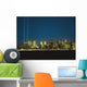 Lower Manhattan Skyline And World Trade Centre Memorial Lights Wall Mural