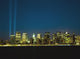 Lower Manhattan Skyline And World Trade Centre Memorial Lights Wall Mural