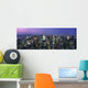 Aerial View Of Midtown Manhattan Illuminated At Dusk Wall Mural