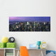 Aerial View Of Midtown Manhattan Illuminated At Dusk Wall Mural