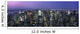 Aerial View Of Midtown Manhattan Illuminated At Dusk Wall Mural