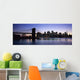 Sunset Over Lower Manhattan And Brooklyn Bridge Wall Mural