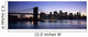 Sunset Over Lower Manhattan And Brooklyn Bridge Wall Mural