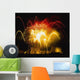 Fireworks At Philadelphia Museum Of Art Wall Mural