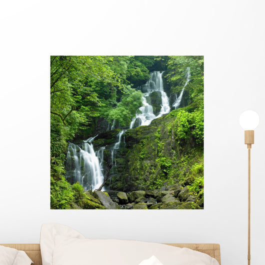 Torc Waterfall, Killarney National Park, County Kerry, Ireland Wall Mural