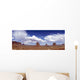 Glove Buttes And Clouds Wall Mural