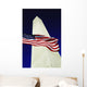 Washington Monument And American Flag Wall Mural