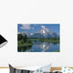 Mount Moran And Snake River Wall Mural