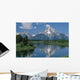Mount Moran And Snake River Wall Mural