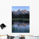 Grand Tetons From Schwabacher Landing Wall Mural