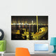 Millenium Dome And Canary Wharf Tower Wall Mural