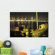 Millenium Dome And Canary Wharf Tower Wall Mural