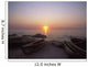 Canoes And Fishing Boats On Beach By Lake Malawi, Sunset Wall Mural