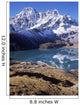 Gkyo Lake And Snowcapped Mountain Wall Mural