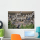 Zebra At Waterhole Wall Mural
