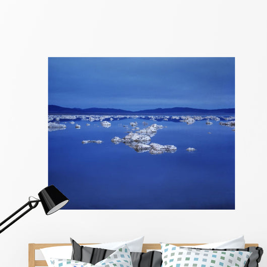 Rocks In Lake Wall Mural