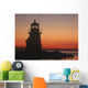 Lighthouse At Sunrise Wall Mural