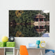 People Resting Under Pagoda On Hoan Kiem Lake Shore Wall Mural