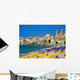 People On Cefalu Beach Wall Mural