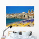 People On Cefalu Beach Wall Mural