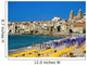 People On Cefalu Beach Wall Mural