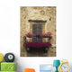 Flower Covered Balcony Wall Mural