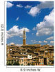 Torre De Mangia And Siena Skyline Wall Mural