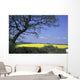 Yellow Rape Seed Field And Tree Wall Mural