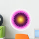 Purple Yellow Swirl Mandala Wall Decal