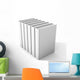 White Books Wall Decal