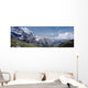 Jungfrau And Lauterbrunnnen Valley Near Grindelwand In Bernese Alps Wall Mural