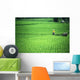 Man With Water Buffalo In Field Wall Mural