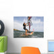 A Man Surfing Off The Coast Of Parque Natural Del Estrecho Wall Mural