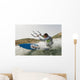 A Man Kite Surfing Off The Coast Of Parque Natural Del Estrecho Wall Mural