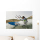 A Man Kite Surfing Off The Coast Of Parque Natural Del Estrecho Wall Mural