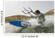 A Man Kite Surfing Off The Coast Of Parque Natural Del Estrecho Wall Mural