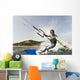 A Man Kite Surfing Off The Coast Of Parque Natural Del Estrecho Wall Mural