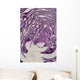 Cross Section Of A Red Cabbage Wall Mural