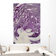 Cross Section Of A Red Cabbage Wall Mural