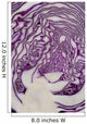 Cross Section Of A Red Cabbage Wall Mural