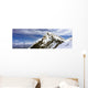 Summit Of Monch Mountain In Bernese Alps Wall Mural