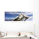 Summit Of Monch Mountain In Bernese Alps Wall Mural