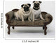 Two Chubby Pug Dogs Wall Decal