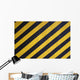 Black and Yellow Warning Stripes Background Wall Mural
