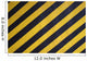 Black and Yellow Warning Stripes Background Wall Mural